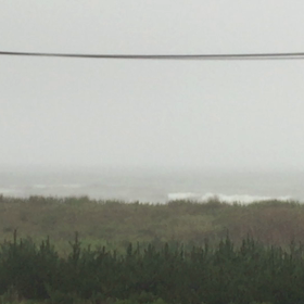 9月30日千葉北、東浪見の朝の波の画像