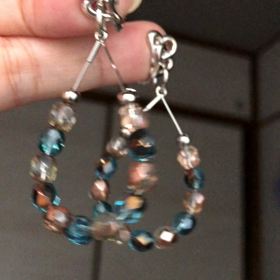 チェコビーズイヤリングの画像