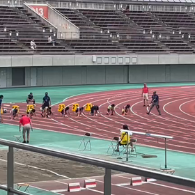 ６年女子100m予選④の画像