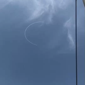 福島の空に大きなニコちゃんマークの画像