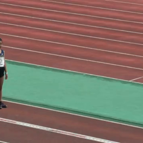 女子走り幅跳び 森崎柚月さん 優勝の画像