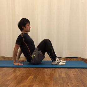 【自宅ピラティス 〜リバースプランク〜】の画像