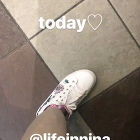 ビジュスニーカー♡の画像