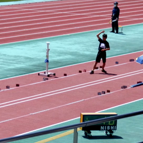 クラブ交流（走り幅跳び）①の画像