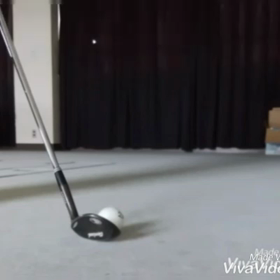 室内アプローチ＆パッティング練習の画像