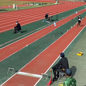 チャレンジカップ男子走り幅跳び ⑦の画像