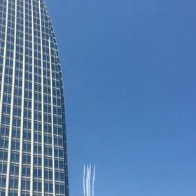 ブルーインパルスに感動の画像