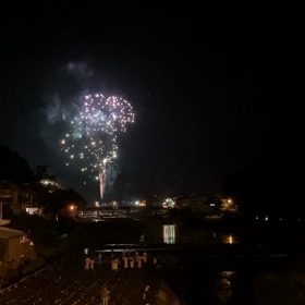 三朝の花火の画像