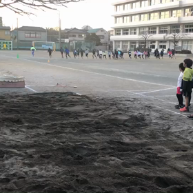 川越小練習 男子走り幅跳び⑨(藤﨑くんの跳躍)の画像