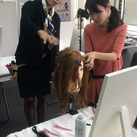 動画で見てみよう♪JHSSのヘア授業(^ ^)の画像