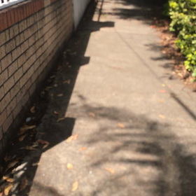 散歩　靴音　青空の画像