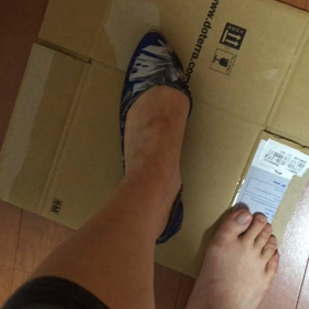 パンプスのかかと脱げの画像