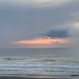5月31日千葉北、東浪見の朝の波の画像