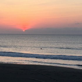 7月13日千葉北、東浪見の朝の波 動画の画像