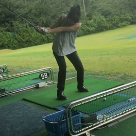 hanさんとレンジ練習！の画像