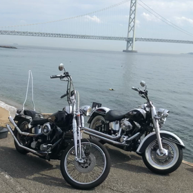 久しぶりのハーレーの画像