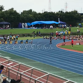 男子100ｍ⑧の画像