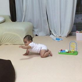 【6m10d】ハイハイ記念日♡の画像