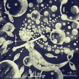 パステルアートtakako  人魚姫に会いたいなの画像