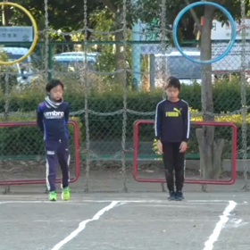 Aグループ(50m走)ゴール付近⑥の画像