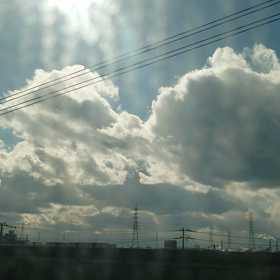 新幹線 車窓と大阪・2022年 12月 23日の画像