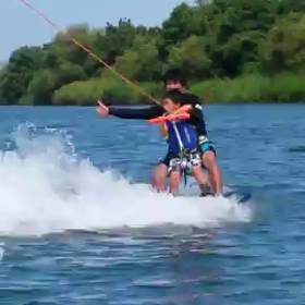 初☆ウェイクボード♪の画像