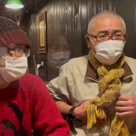 職場でマフラーもらってルンルン♬︎♡の画像