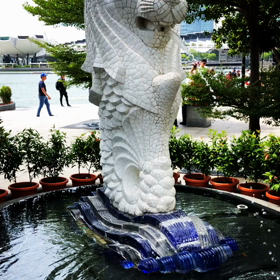 子マーライオンも健在の画像