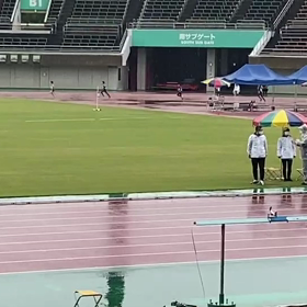 ５年男子1000m２組目③の画像