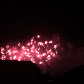 昨日の長良川花火の最後！の画像