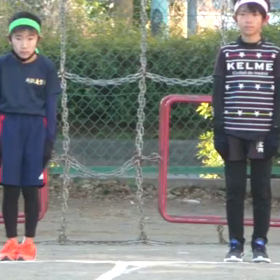 Aグループ(50m走)ゴール付近⑩の画像