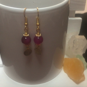 【動画あり】揺れるパワーストーンピアスP36のご紹介の画像