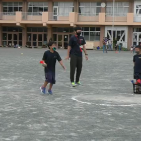 ジャベリックボール投げ記録会①の画像