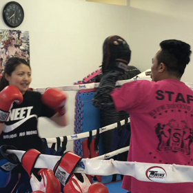 キックボクシングジムにて＼(^-^)／の画像