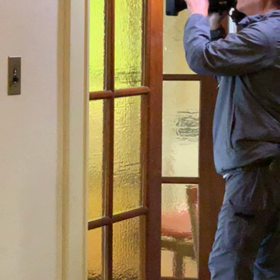 別荘で撮影の画像