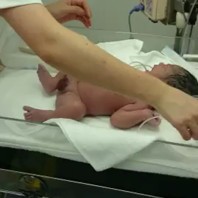 甥っ子誕生の画像