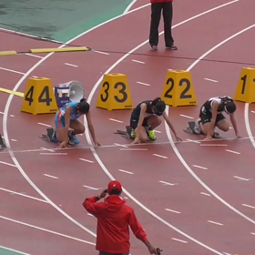 ６年女子100m予選(田中さん)の画像