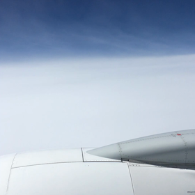 機内からの画像