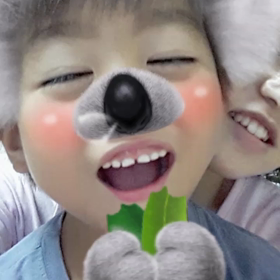 SNOW アプリの画像