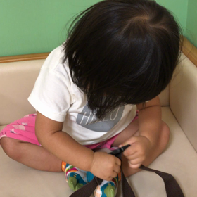 オムツ替え用ベットの画像