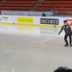 2019.10.31  フランス杯　前日公式練習　みーたん撮影の昌磨君　その2の画像