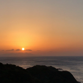 伊豆の日の出。の画像