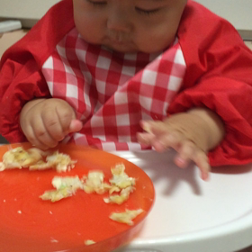 手づかみ食べの画像