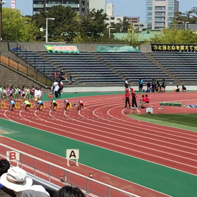 荒木千賀子の感謝blog「陸上記録会で」の 画像