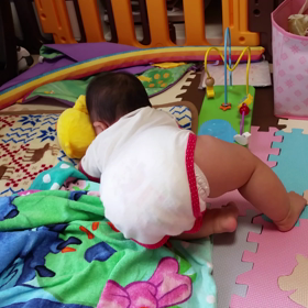 お礼とお座りの画像