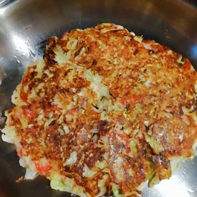 お好み焼き焼けたよー。の画像