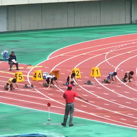 ６年男子100m予選 (長沼くん)の画像
