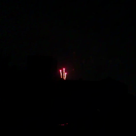 千波湖の花火の画像