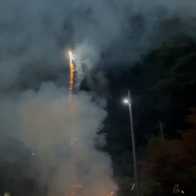 キャンプ本気花火の画像