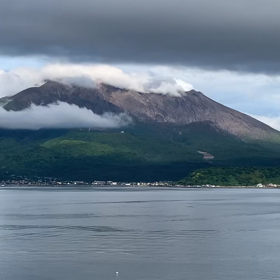 雨上がりサロンからの眺めの画像
